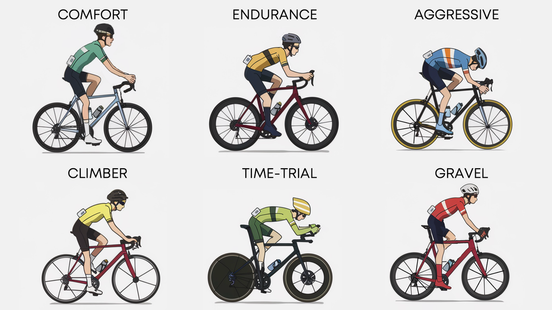 Different Styles of Road-Cycling