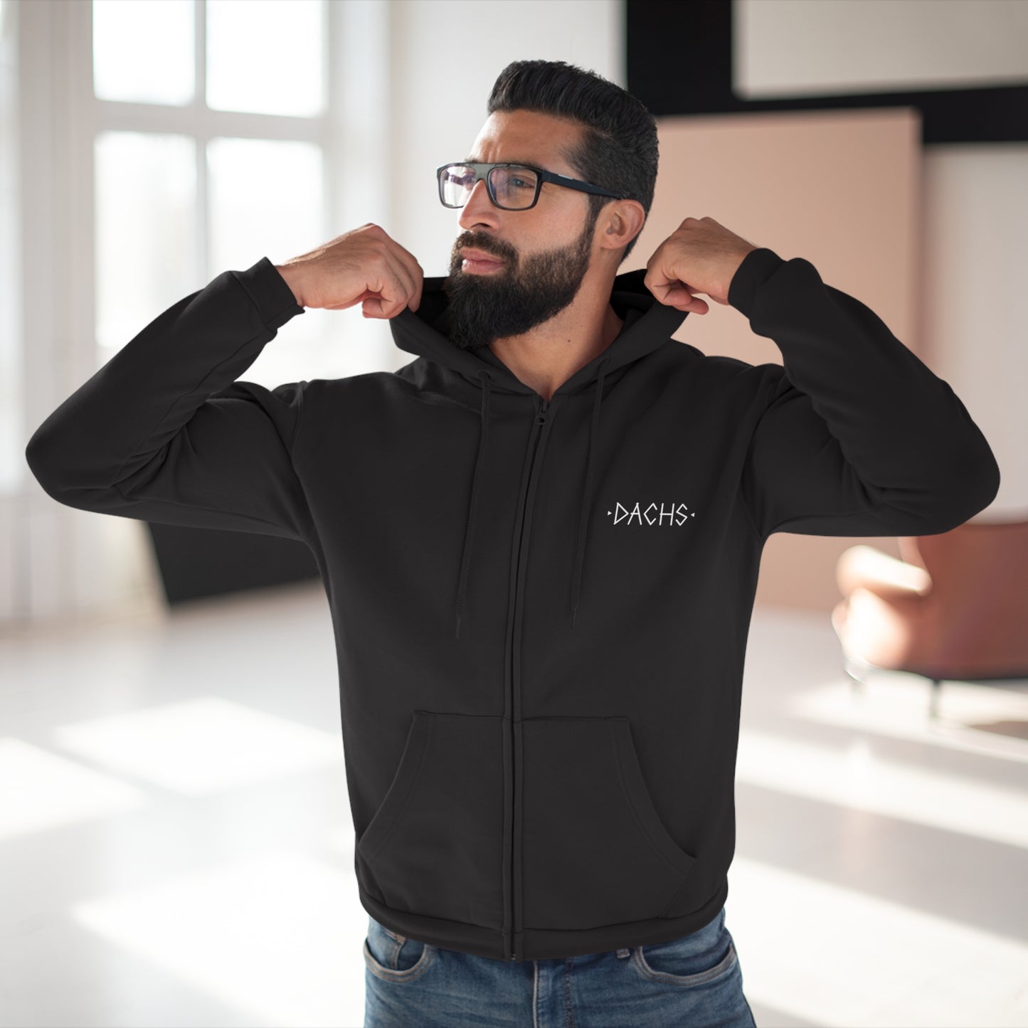 DACHS Unisex Hoodie - Full Zip After Cycling Hoodie