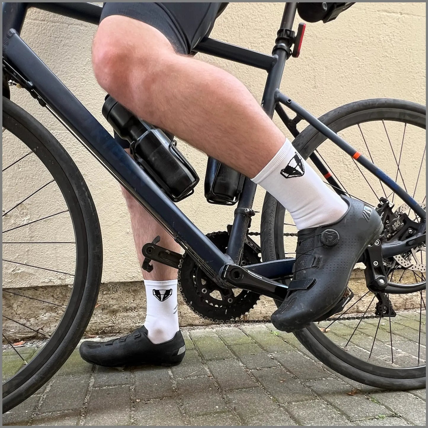 DACHS Unisex Cycling Socks – White