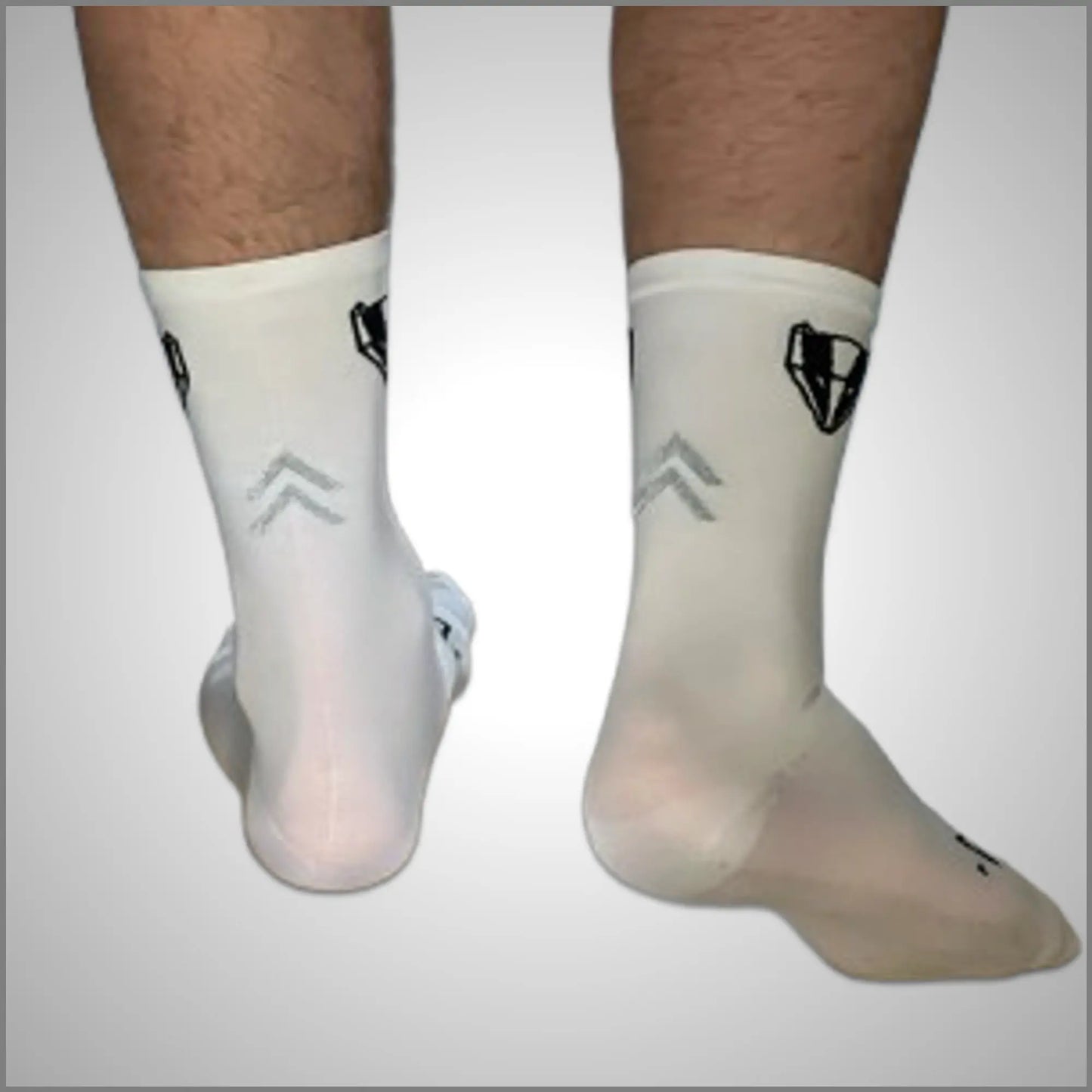 DACHS Unisex Cycling Socks – White