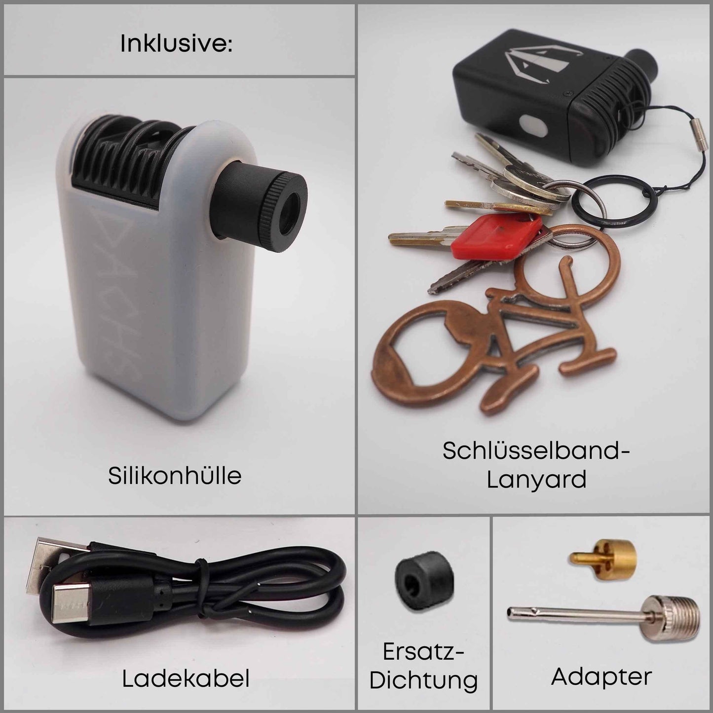 DACHS ePumpe - Mini Electric Bicycle Pump DACHS Road-cycling - Radsport