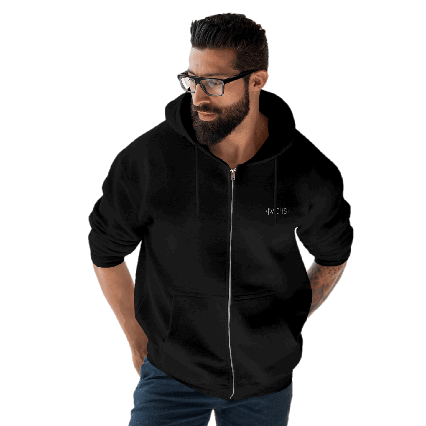 DACHS Unisex Hoodie - Full Zip After Cycling Hoodie Printify Road-cycling - Radsport
