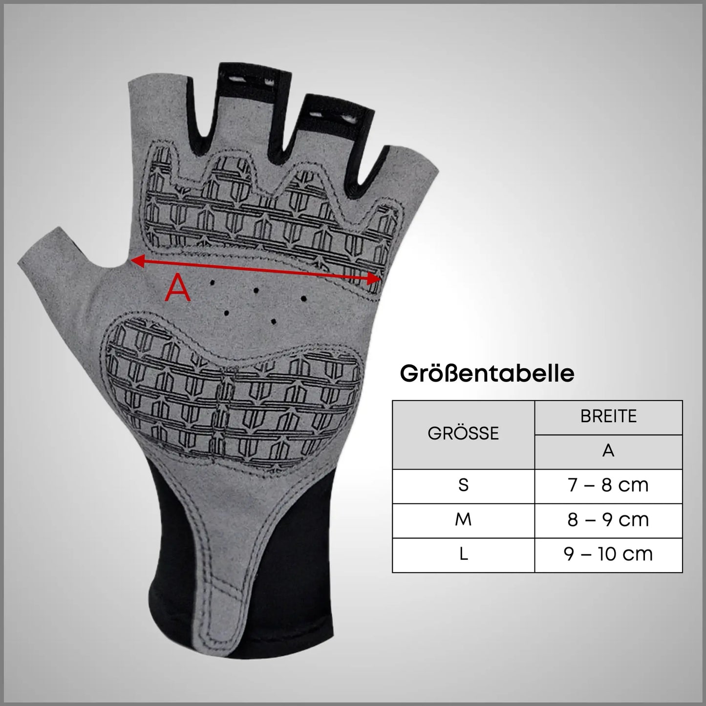 DACHS Unisex Half-Finger Gloves - Black