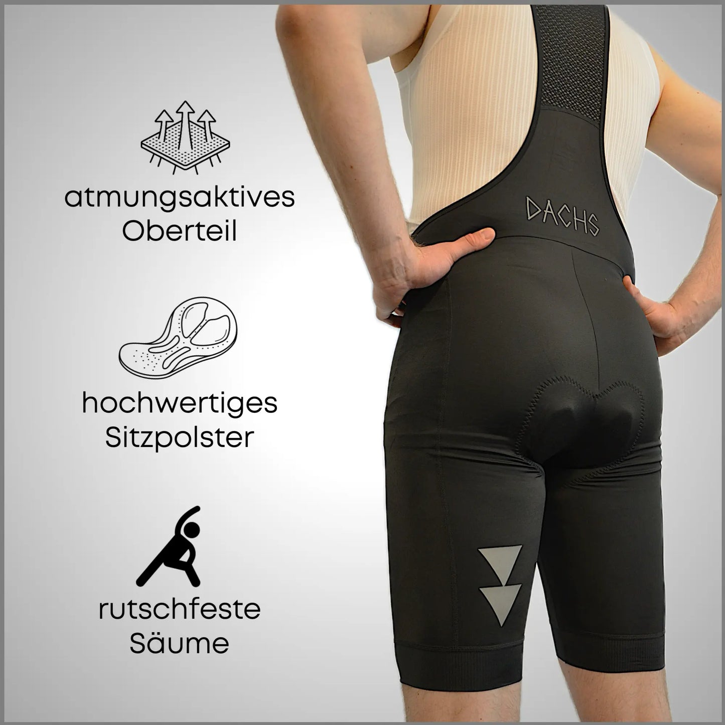 DACHS Bib-Shorts (Mens) - Summer Cycling Shorts