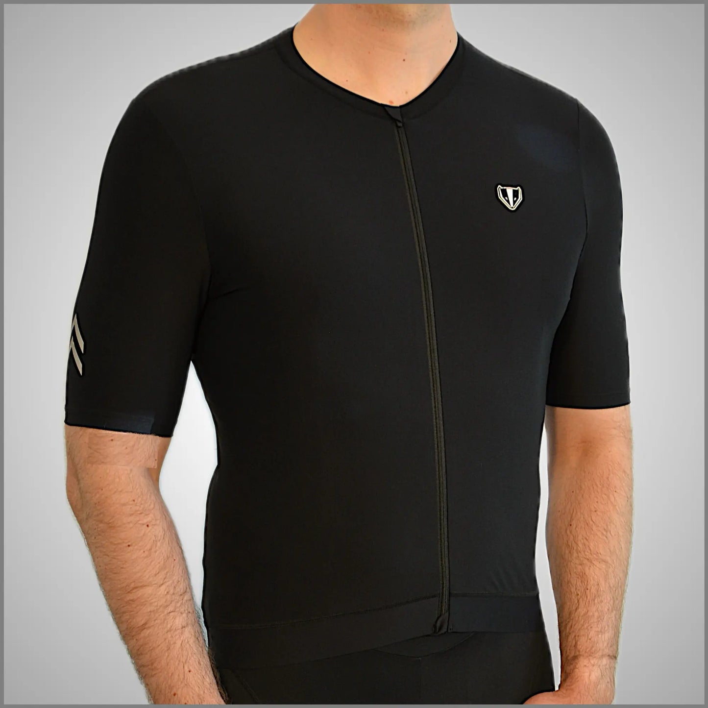 DACHS Radtrikot (Herren) – Kurzarm – Schwarz