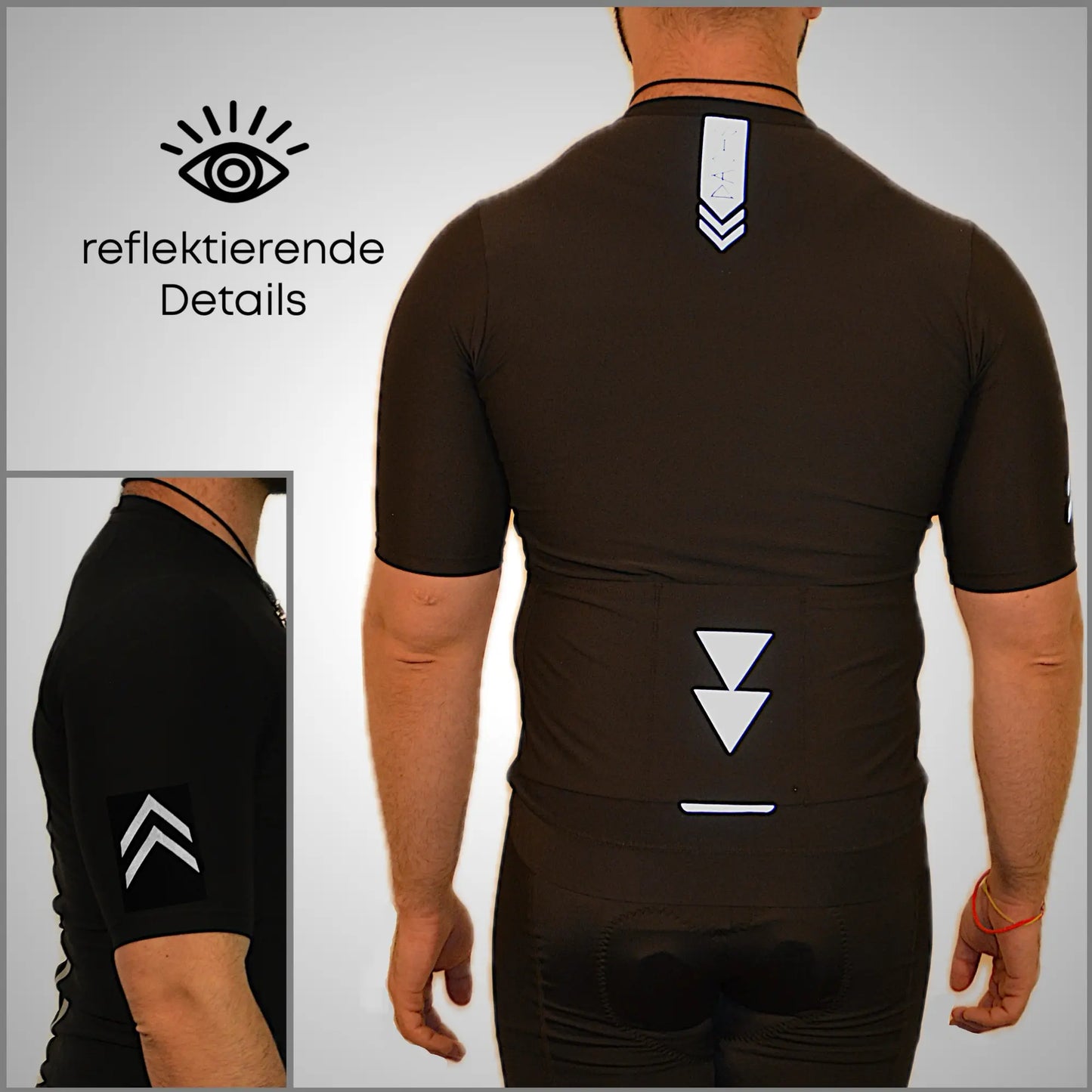 DACHS Radtrikot (Herren) – Kurzarm – Schwarz
