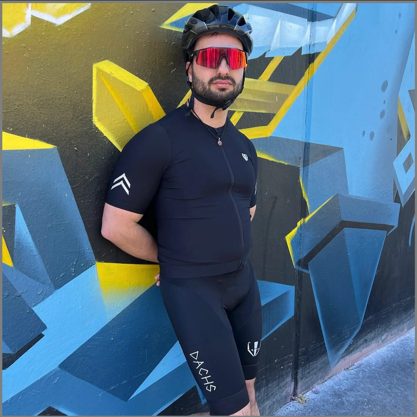 DACHS Radtrikot (Herren) – Kurzarm – Schwarz
