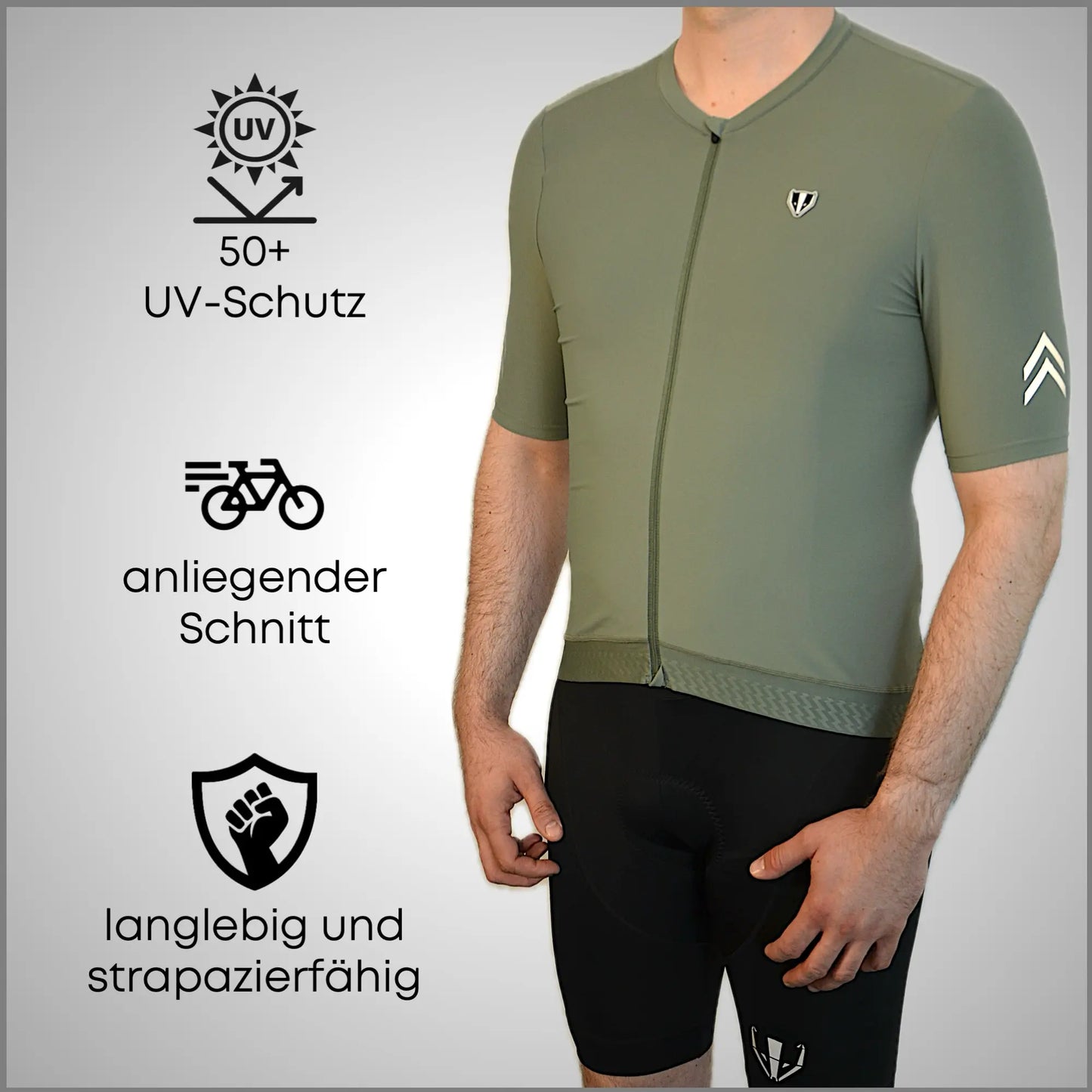 DACHS Radtrikot (Herren) – Kurzarm – Salbei
