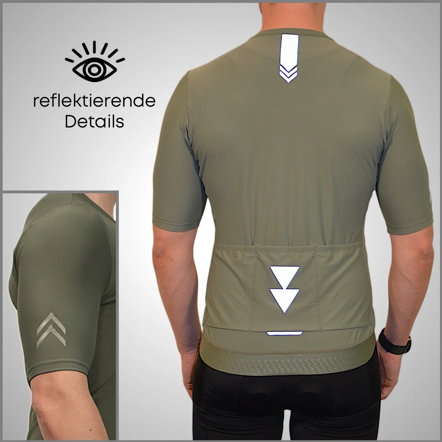 DACHS Radtrikot (Herren) – Kurzarm – Salbei
