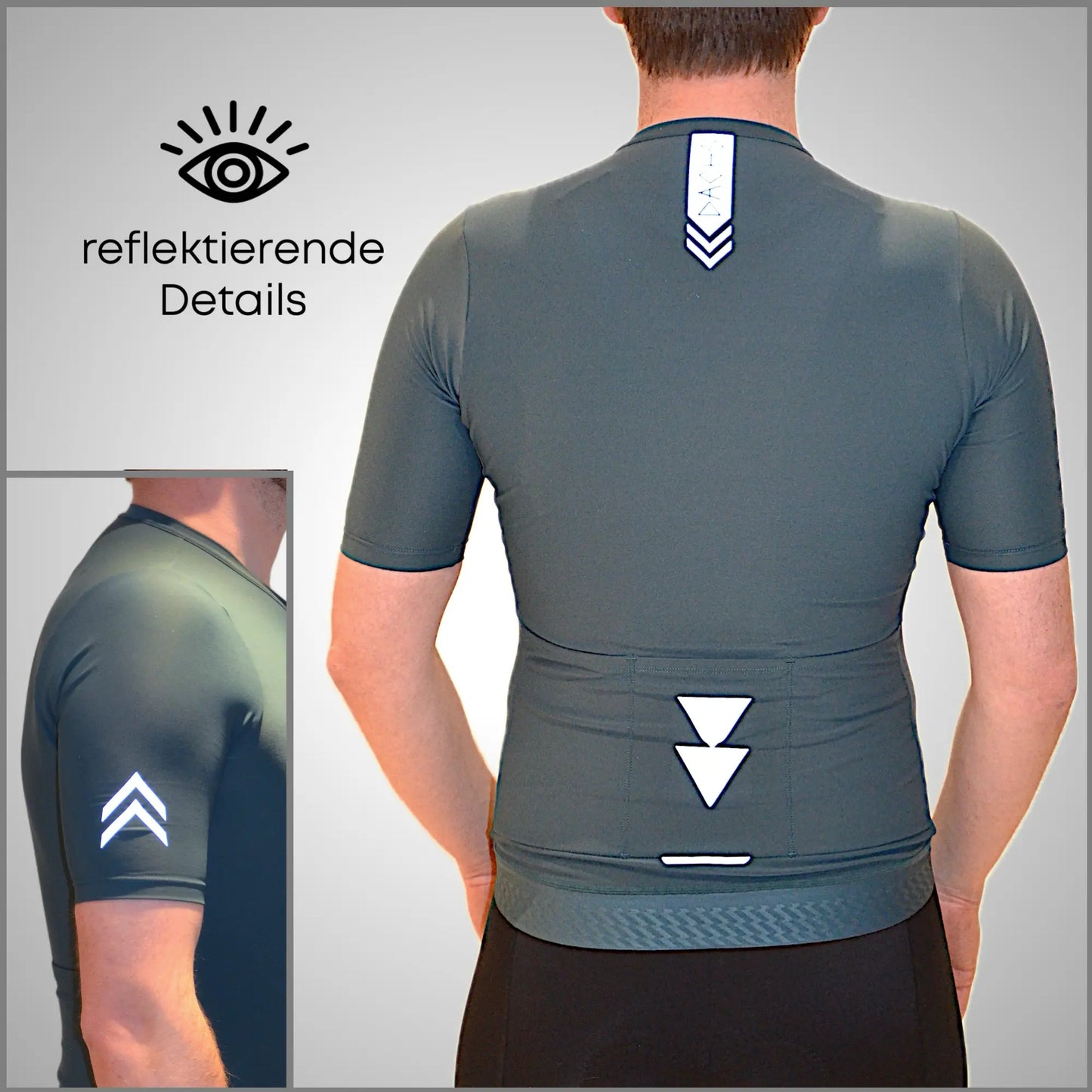 DACHS Radtrikot (Herren) – Kurzarm – Petrol