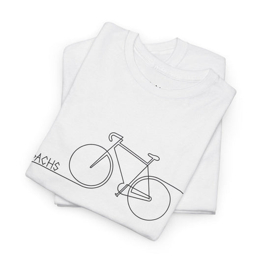 Unisex Casual Tee - Bike Doodle Printify Road-cycling - Radsport
