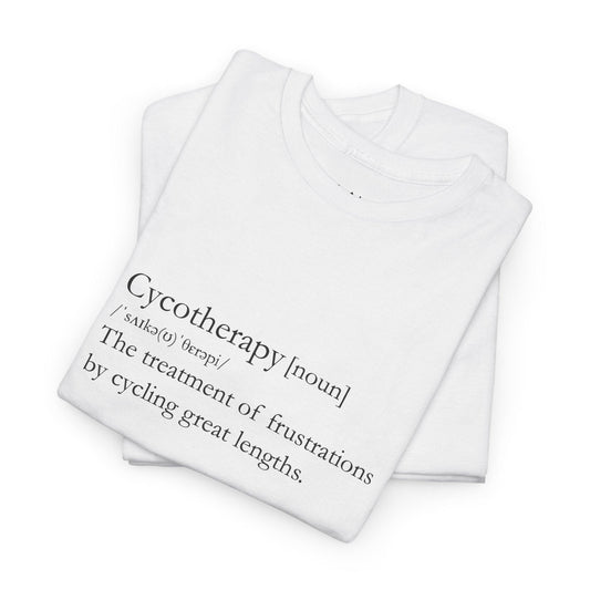 Unisex Casual Tee - Cycotherapy Printify Road-cycling - Radsport
