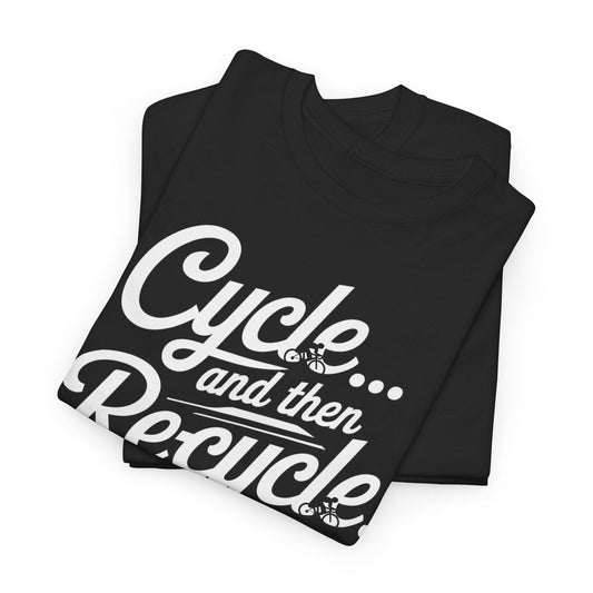 Unisex Casual Tee - Re-Cycle Printify Road-cycling - Radsport