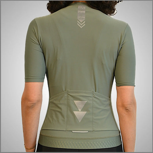 DACHS Cycling Jersey (Womens) – Short Sleeve – Sage