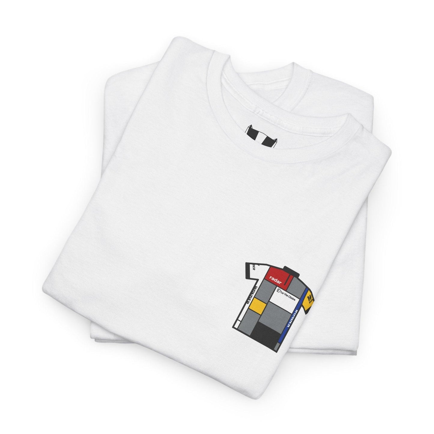 Unisex Casual Tee - Hero on the Heart - Badger '85 Printify Road-cycling - Radsport
