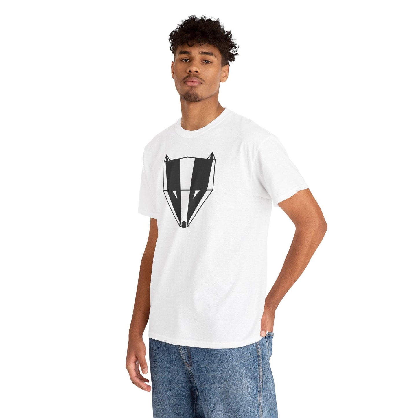 DACHS Unisex Casual Tee - Face on White