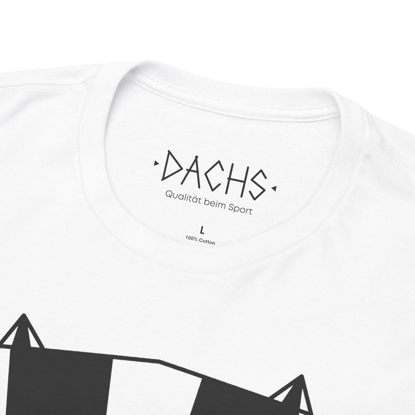 DACHS Unisex Casual Tee - Face on White