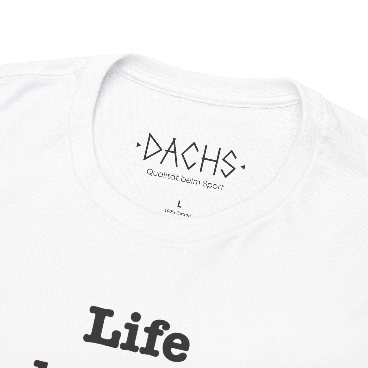 Unisex Casual Tee - Life Behind Bars Printify Road-cycling - Radsport