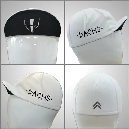 DACHS Unisex Radmütze – Weiß