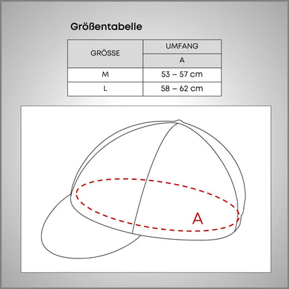 DACHS Unisex Radmütze – Weiß