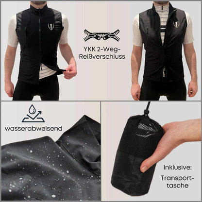 DACHS Cycling Gilet Womens - Slim-Fit Cycling Vest DACHS Road-cycling - Radsport