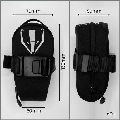 DACHS Mini Saddlebag with Magnetic Clip & Light Holder DACHS Road-cycling - Radsport