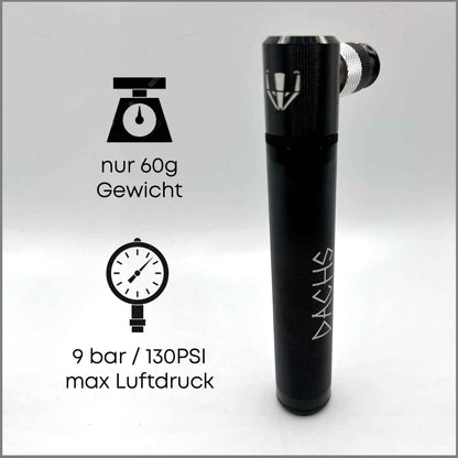 DACHS Mini Bike Pump - High Pressure Bicycle Pump with Bracket DACHS Road-cycling - Radsport