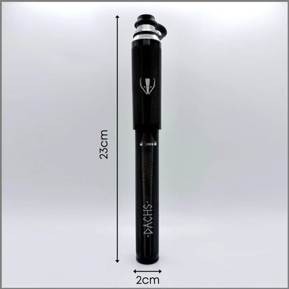 DACHS Gravel-Pumpe mit Manometer – Kompakte Fahrradpumpe mit Druckanzeige