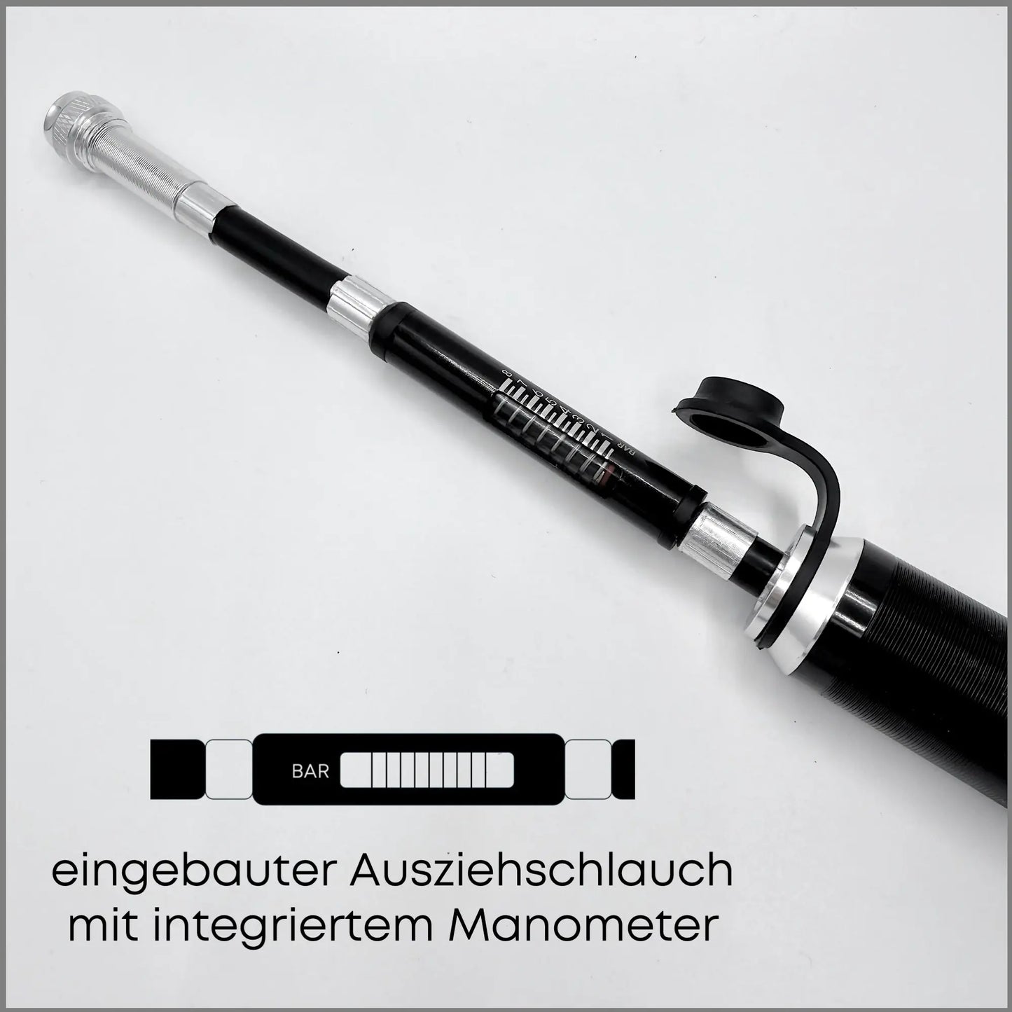 DACHS Handpumpe mit Manometer