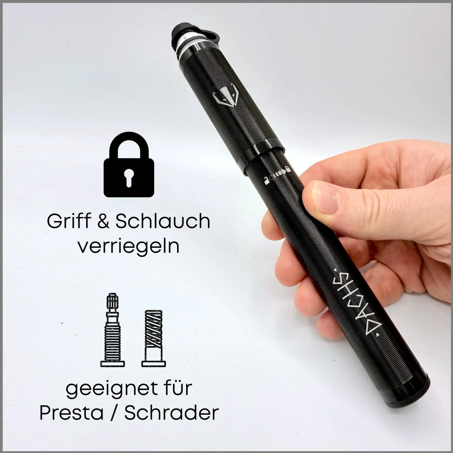 DACHS Handpumpe mit Manometer