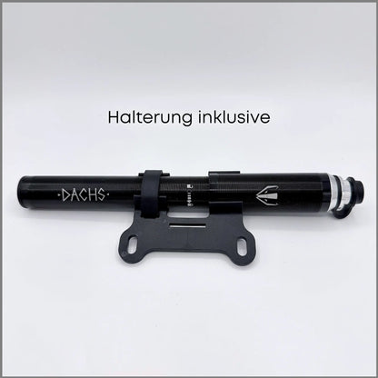 DACHS Gravel-Pumpe mit Manometer – Kompakte Fahrradpumpe mit Druckanzeige