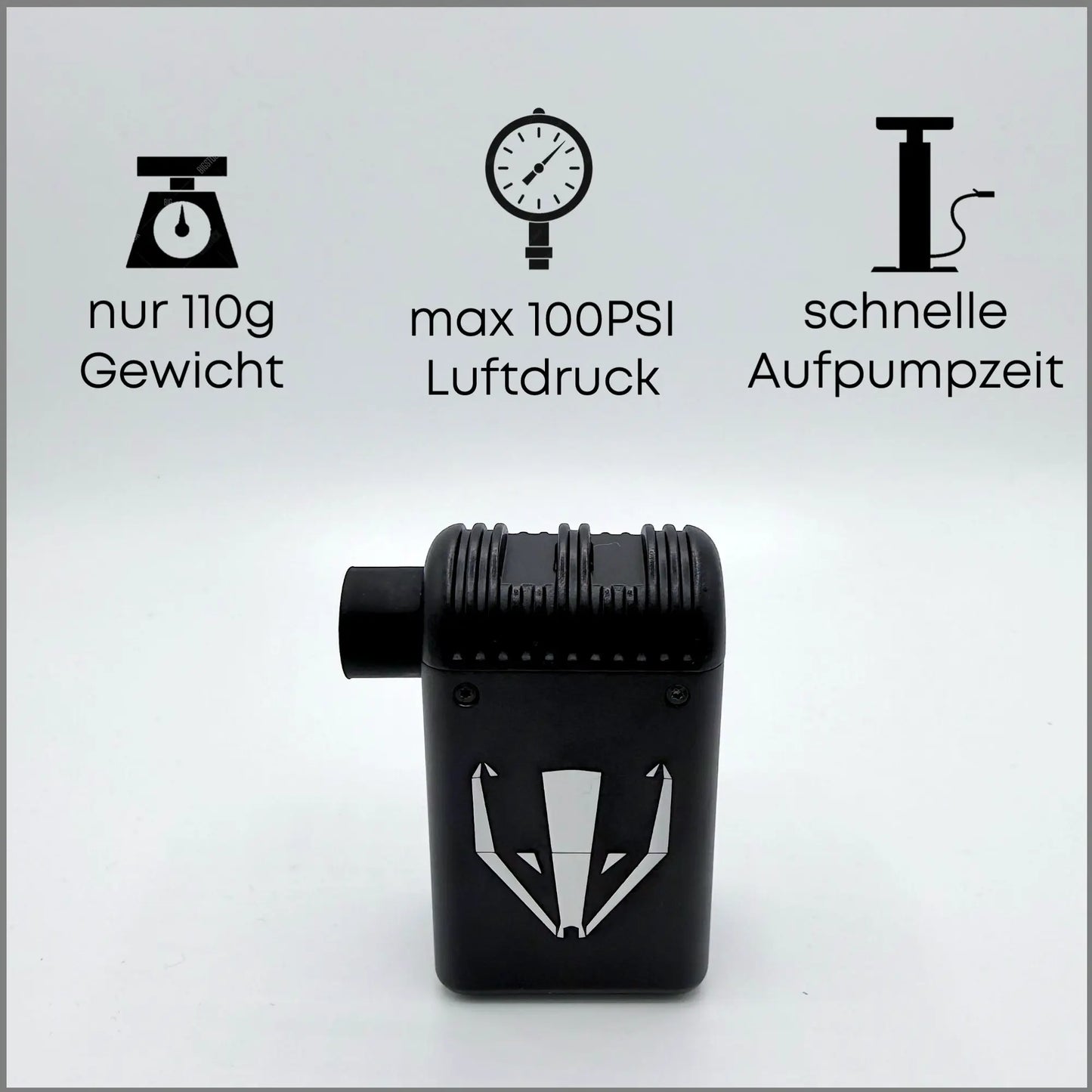 DACHS ePumpe – Smart Mini Elektrische Fahrradpumpe