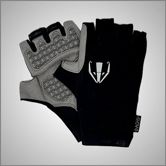 DACHS Unisex Half-Finger Gloves - Black
