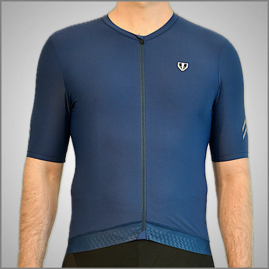 DACHS Radtrikot (Herren) – Kurzarm – Blau