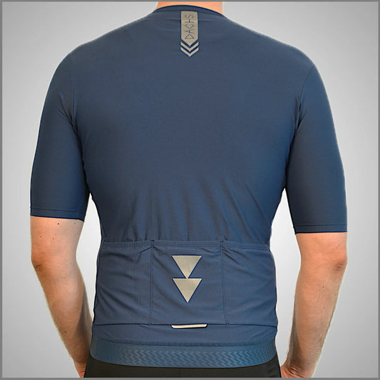 DACHS Radtrikot (Herren) – Kurzarm – Blau