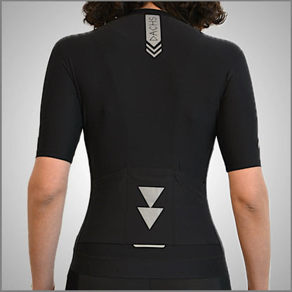 DACHS Radtrikot (Damen) – Kurzarm – Schwarz