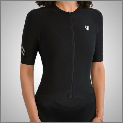 DACHS Radtrikot (Damen) – Kurzarm – Schwarz