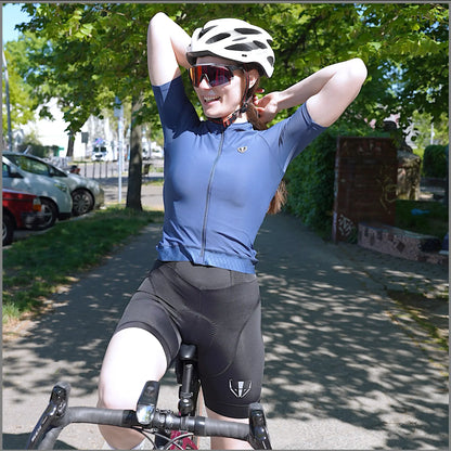 DACHS Radtrikot (Damen) – Kurzarm – Blau