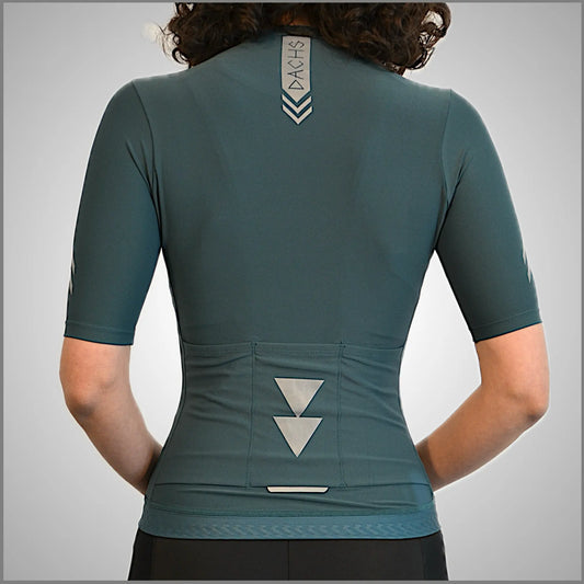 DACHS Radtrikot (Damen) – Kurzarm – Petrol