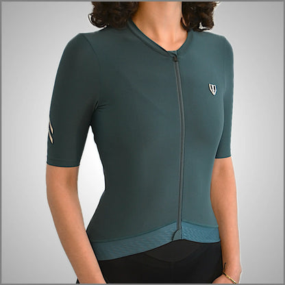 DACHS Radtrikot (Damen) – Kurzarm – Petrol