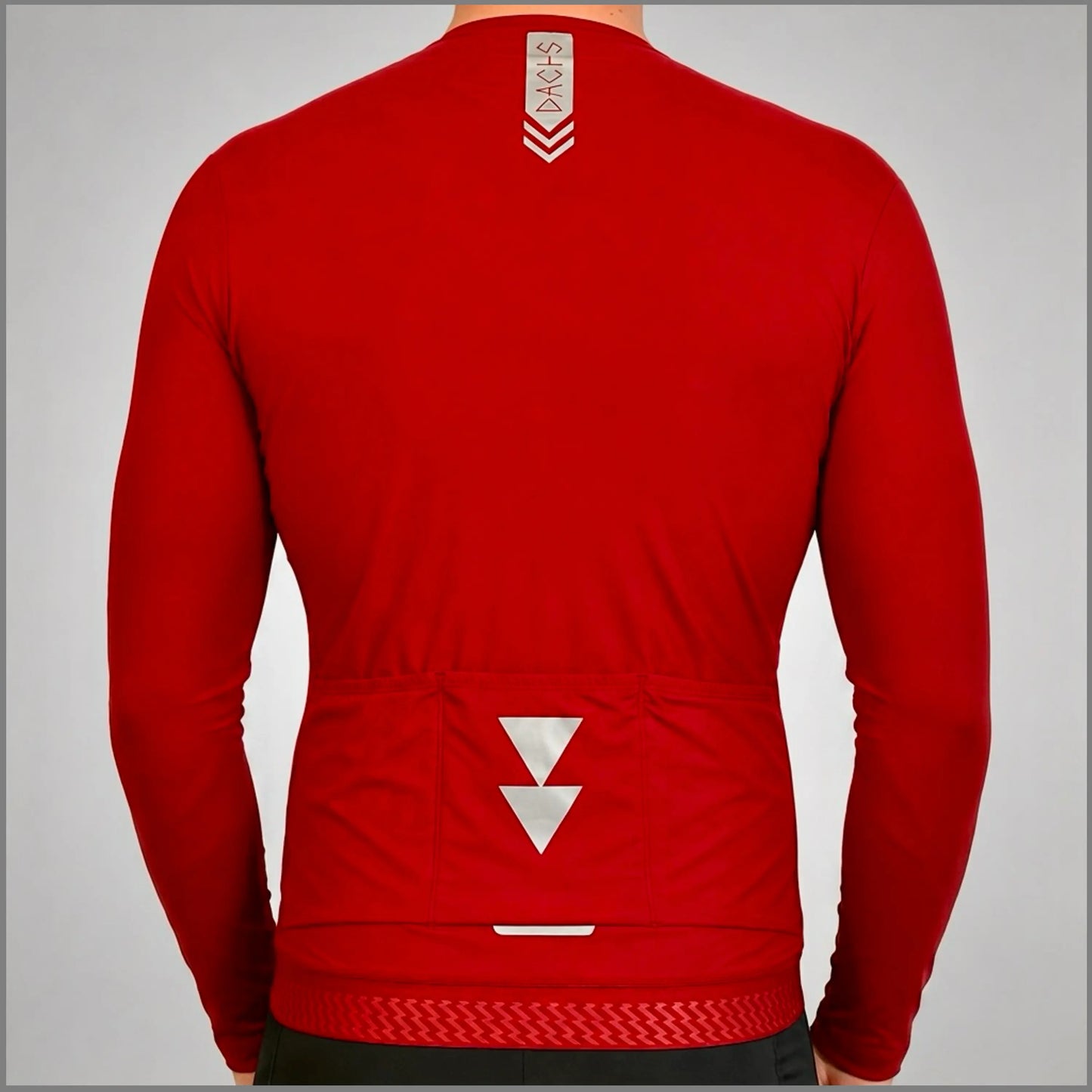 DACHS Cycling Long Jersey (Mens) – Long Sleeve – Red