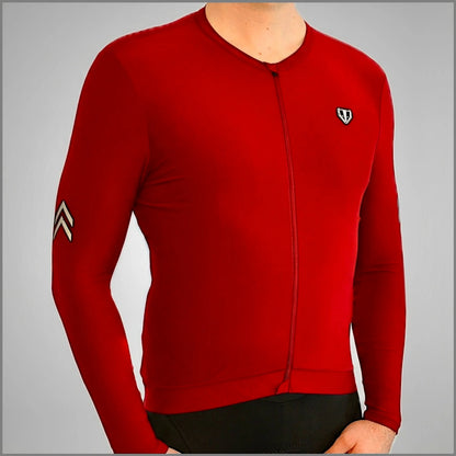 DACHS Cycling Long Jersey (Mens) – Long Sleeve – Red