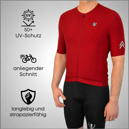 DACHS Cycling Jersey (Mens) – Short Sleeve – Red