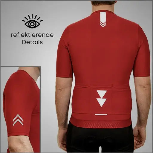 DACHS Cycling Jersey (Mens) – Short Sleeve – Red