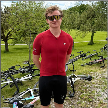 DACHS Cycling Jersey (Mens) – Short Sleeve – Red