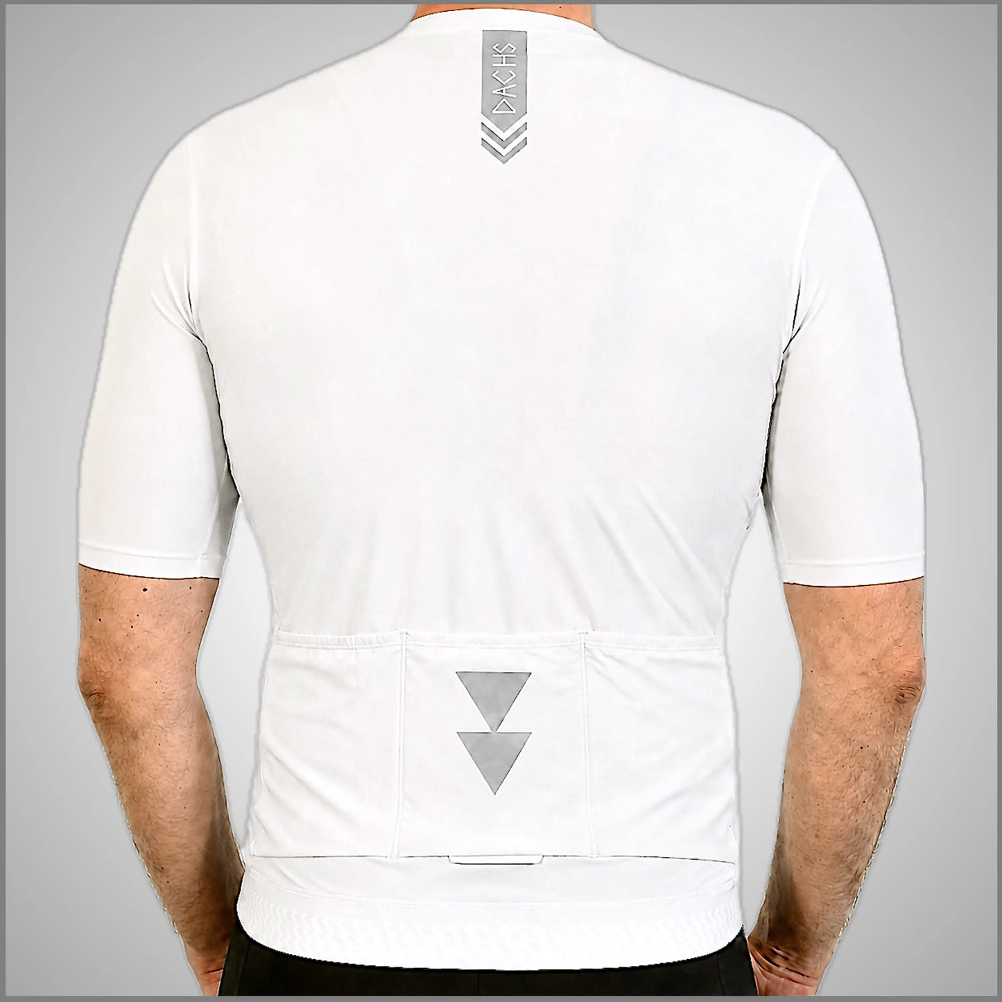 DACHS Cycling Jersey (Mens) – Short Sleeve – White