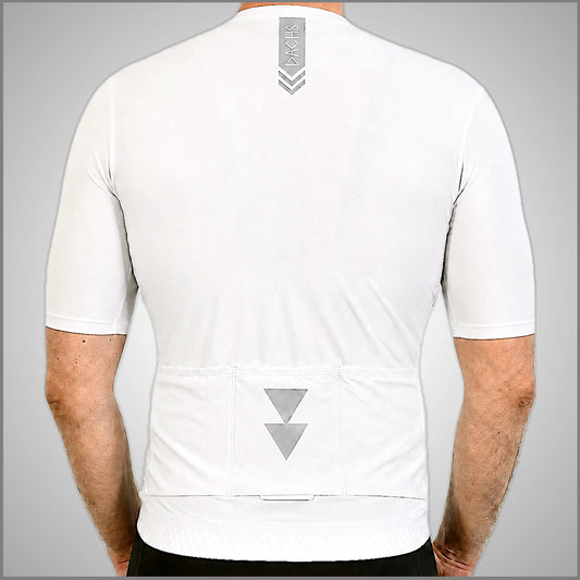 DACHS Cycling Jersey (Mens) – Short Sleeve – White