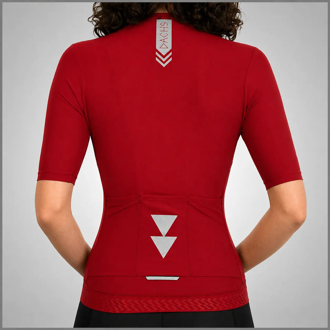 DACHS Cycling Jersey (Womens) – Short Sleeve – Red