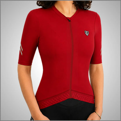 DACHS Cycling Jersey (Womens) – Short Sleeve – Red