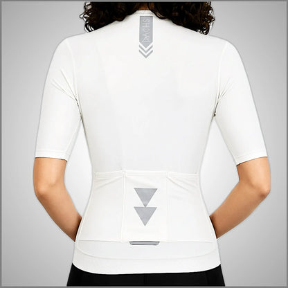DACHS Cycling Jersey (Womens) – Short Sleeve – White